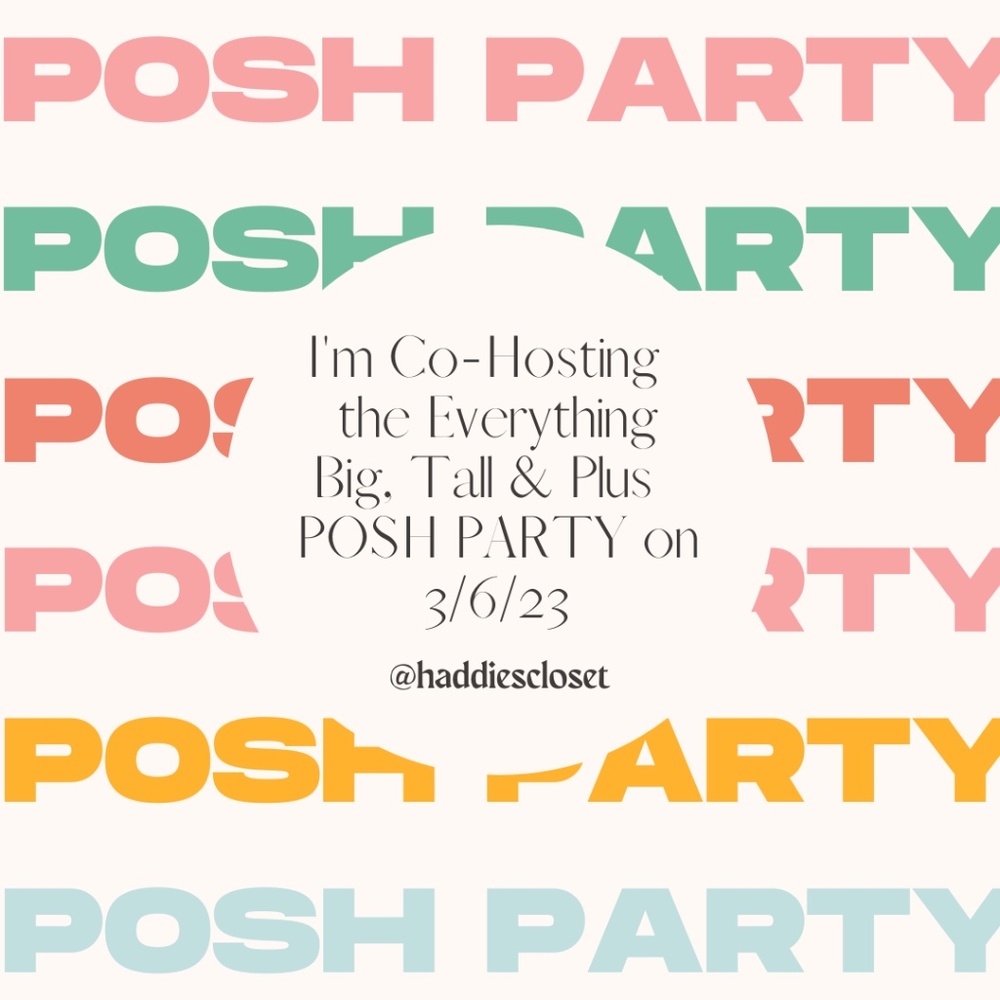 I'm co-hosting my first POSH PARTY! Such a fun night!